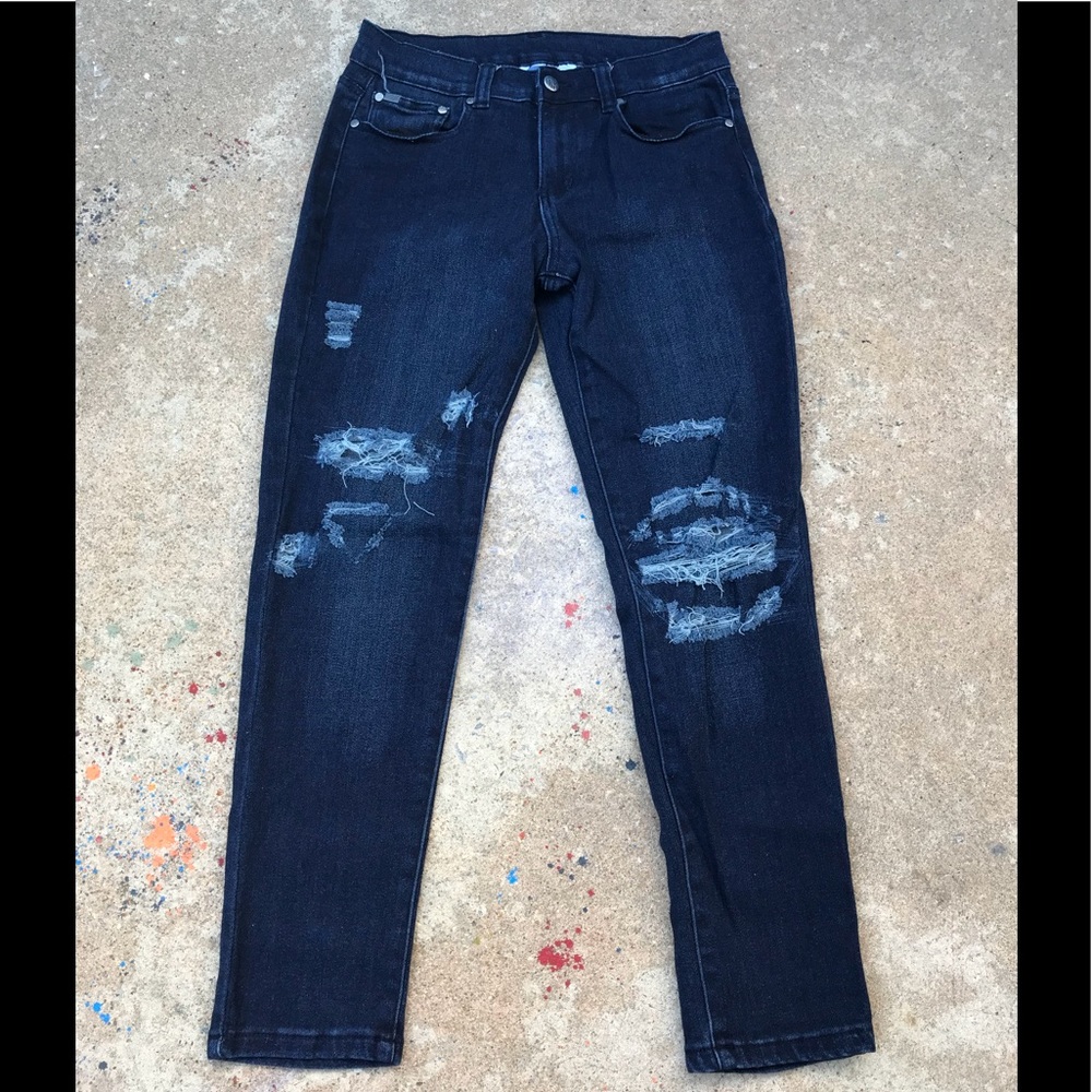 Diana Gilman Distressed Jeans